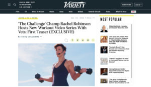 The Challenge Champ Rachel Robinson Hosts New Workout Video Series With Vets: First Teaser