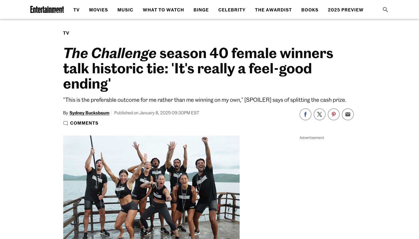 The Challenge Season 40 Female Winners Talk Historic Tie